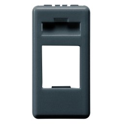 Adaptor, Pentru, Conectorul, De, Date, Al, Carcasei, Mufa, Amp, /, Keystone, 1, Modul, Sistem, Negru, Gewiss, System, GW21270