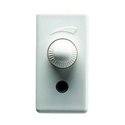 Regulator, Electronic., Rotativ, Pentru, Sarcini, Rezistive/Inductive, Rotativ, 1, Modul, Sistem, Alb, Gewiss, System, GW20803