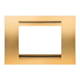 Placa, Virna, In, Finisaj, Lucios, Din, Tehnopolimer, 2 Module, Aur, Antic, Sistem, Gewiss, System, GW22262