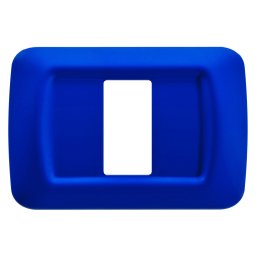 Placa, De, Sistem, Superioara, Finisare, Lucioasa, Din, Tehnopolimer, 1 Modul, Albastru, Jazz, Sistem, Gewiss, System, GW22571