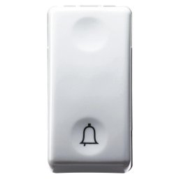 Buton, 1P, 250V, C.A., No, 10A, Cu, Simbol, Bell, 1, Modul, Sistem, Alb, Gewiss, System, GW20512