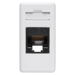 Conector, Rj45, 4, Perechi, Categoria, 6, Utp, Fara, Unelte, 1, Modul, Sistem, Alb, Gewiss, System, GW20685