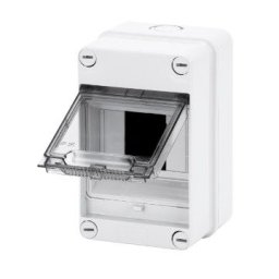 Carcasa Tablou Montaj Aparent - Pereti Cu Centre De Perforare - Pre-Aranjate Pentru Regleta De Borne - 4 Module - IP55 Gewiss GW40001