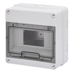 Carcasa Tablou Montaj Aparent - Pereti Cu Centre De Perforare - Pre-Aranjate Pentru Regleta De Borne - 8 Module - IP55 Gewiss GW40003