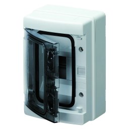 Carcasa Tablou Distributie Montaj aparent Pre-Aranjata Pentru Blocul De Borne - 4 Module IP65 Gewiss GW40101