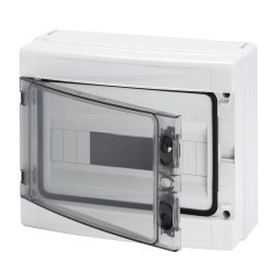 Carcasa Tablou Distributie Montaj aparent Pre-Aranjata Pentru Blocul De Borne - 12 Module IP65 Gewiss GW40103