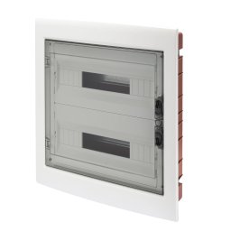 Tablou de distributie montaj Incastrat cu Usa Transparenta Fumurie - (18X2) 36 Module IP40 Gewiss GW40609