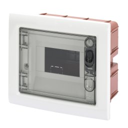 Tablou de distributie montaj Incastrat cu Usa Transparenta Fumurie 6 Module IP40 Gewiss GW40603