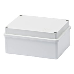 Cutie De Jonctiune Doza Cu Capac Cu Filet Simplu IP56 Dimensiuni Interne 150X110X70 Pereti Netezi Gri Ral 7035 Gewiss GW44206
