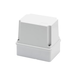 Cutie De Jonctiune Doza Cu Capac Adanc Insurubat IP56 Dimensiuni Interne 150X110X140 Pereti Netezi Gri Ral 7035 Gewiss GW44216
