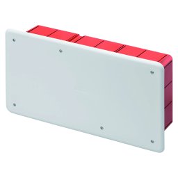 Cutie De Jonctiune Doza Si Conexiune Pentru Pereti Din Caramida Cu Sina Din Dimensiuni 294X152X75 Capac Alb Ral9016 Gewiss GW48007