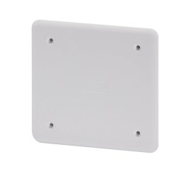 Capac Simplu Rezistent La Socuri De Inalta Rezistenta Pentru Cutiile De Perete Verzi Pt/Pt Din Si Pt Din 92X92 IP40 Alb Ral9016 Gewiss GW48013