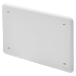 Capac Simplu Rezistent La Socuri De Inalta Rezistenta Pentru Cutiile De Perete Verzi Pt/Pt Din Si Pt Din 152X98 IP40 Alb Ral9016 Gewiss GW48015