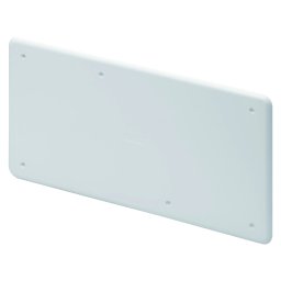 Capac Simplu Rezistent La Socuri De Inalta Rezistenta Pentru Cutiile De Perete Verzi Pt/Pt Din Si Pt Din 294X152 IP40 Alb Ral9016 Gewiss GW48018