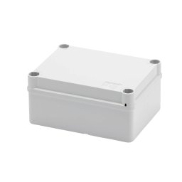 Cutie De Jonctiune Doza Cu Capac De Fixare Rapida IP55 Dimensiuni Interne 150X110X70 Pereti Netezi Gri Ral 7035 Gewiss GW44236