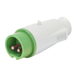 Fisa Dreapta IP44 3P 32A 20-25V Si 40-50V 100-200Hz Verde 4H Cablaj Cu Surub Gewiss GW60078