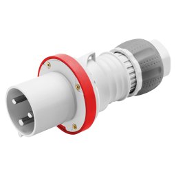Fisa Dreapta HP IP44/IP54 3P+N+E 63A 380-415V 50/60Hz Rosu 6H Terminal Manta Gewiss GW61021H