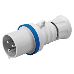 Fisa Dreapta HP IP44/IP54 2P+E 16A 200-250V 50/60Hz Albastru 6H Cablaj Cu Surub Gewiss GW60004H