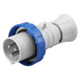 Fisa Dreapta HP IP66/IP67/IP68/IP69 2P+E 32A 200-250V 50/60Hz Albastru 6H Cablaj Cu Surub Gewiss GW60037H