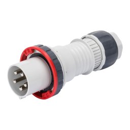 Fisa Dreapta HP IP66/IP67/IP68/IP69 3P+N+E 125A 346-415V 50/60Hz Rosu 6H Terminal Manta Gewiss GW60061H