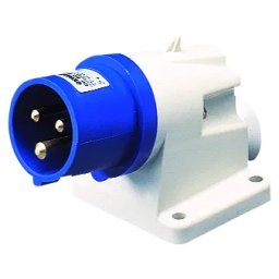 Fisa Dreapta cu montaj aparent In Unghi De 90° IP44 2P+E 16A 200-250V 50/60Hz Albastru 6H Cablaj Cu Surub Gewiss GW60404