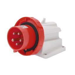 Fisa Dreapta cu montaj aparent In Unghi De 90° IP67 3P+N+E 32A 380-415V 50/60Hz Rosu 6H Cablaj Cu Surub Gewiss GW60442