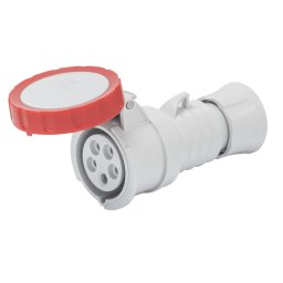Priza Mobila Dreapta HP IP66/IP67/IP68/IP69 3P+N+E 32A 380-415V 50/60Hz Rosu 6H Cablaj Cu Surub Gewiss GW62042H