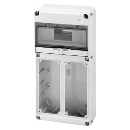 Tablou organiaze santier Q-Din 10 Module 2 Flanse 2 Flanse Verticale Ib 16/32A IP65 Gewiss GW68025N