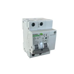 Intrerupator automat RCBO AFDD, detectare arc electric, electronic, 20A, 30mA, 2 poli, curba B, 6kA, tip A - Ex9NLA EL, 3 module, Noark, 113633