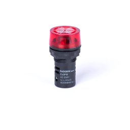 Indicator acustic cu montaj pe uşa, intermitent, cu flash, roşu, 230V AC Ex9PB B r 230V AC - Noark - 105705