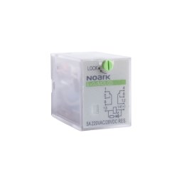 Mini Releu Plug-in 5 A, bobina 24 V DC, 2 contacte - Noark - Ex9JM2L05 24VDC - 110304
