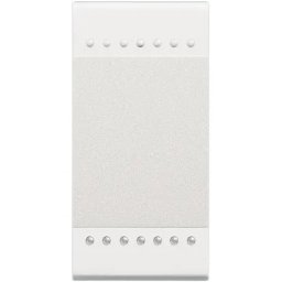 Intrerupator cap cruce, Alb, basculant 1 modul, 16A 250 Vac - Bticino Living Light - N4004N