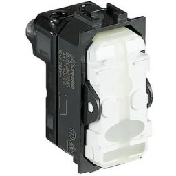 Intrerupator cap cruce, basculant 1 modul, 16A 250 Vac, fara tasta - Bticino Living Light - LN4004