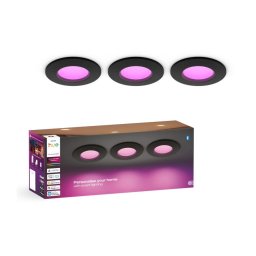 Philips - SET 3x LED RGBW dimerizabil, corpuri de iluminat încastrate pentru baie Hue SLIM LED/8,3W/230V IP44
