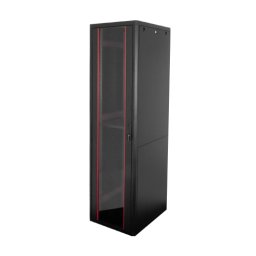 Rack de podea PRO SERIES 47U 19'' 600x800, capacitate 1000 kg, RAL 9005, asamblat ASY-47U-6080PRO
