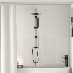Sistem de Dus Manual Negru 45 x 20 x 96 cm Brass, Sus201 si ABS GartenMobel Dekor