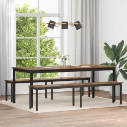 banca Stejar fumuriu 200 x 35 x 45 cm Lemn compozit GartenMobel Dekor
