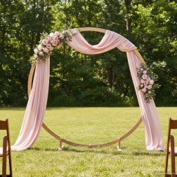 Arc de nunta Maro deschis 224 x 80 x 220 cm Lemn de pin masiv GartenMobel Dekor