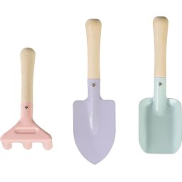 Set unelte de gradinarit pentru copii Strend Pro, 3 piese, lemn si otel