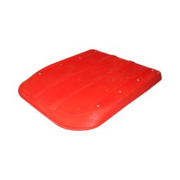 Acoperis semicabina universal pentru tractor, rosu, 157x120 cm