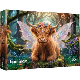 Puzzle Trefl 400 piese Flamingo, Pastratorul de vise al padurii