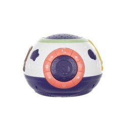 Lampa de noptiera pentru copii cu proiector, muzicala, 4 moduri, 18x14 cm