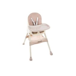 Scaun de masa pentru bebelusi 3 in 1, roz, max. 20 kg, Kruzzel
