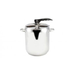 Oala sub presiune din inox 9L, pentru gaz, inductie si ceramica, Perfect Home
