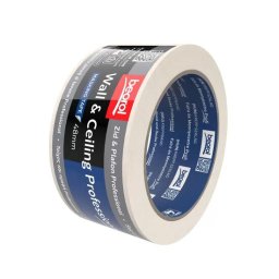 Banda de acoperire alba 48 mm x 33 m pentru interior, adeziv solvent, Beorol