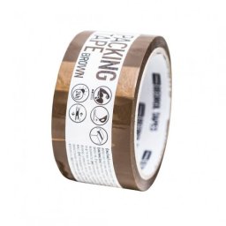 Banda adeziva pentru ambalare maro 50 mm x 50 m, PVC, Beorol