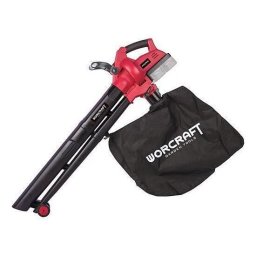 Aspirator suflanta de frunze Worcraft 2x20V Li-Ion cu sac colector 45L