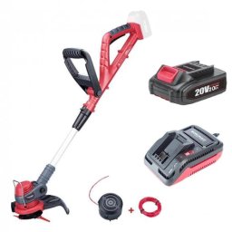 Motocoasa electrica cu acumulator 20V 2 Ah, 24 cm, maner telescopic, Worcraft