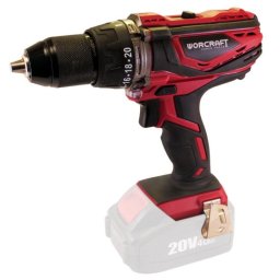 Bormasina cu percutie Worcraft 20V, 50 Nm, mandrina 13 mm, fara acumulator