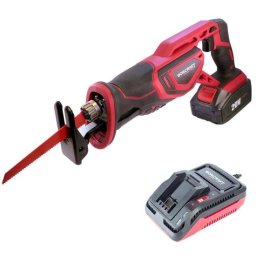 Fierastrau tip sabie Worcraft 20V cu acumulator 2Ah si incarcator